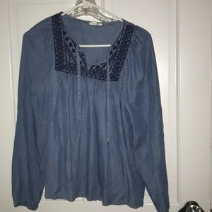 Gap denim top